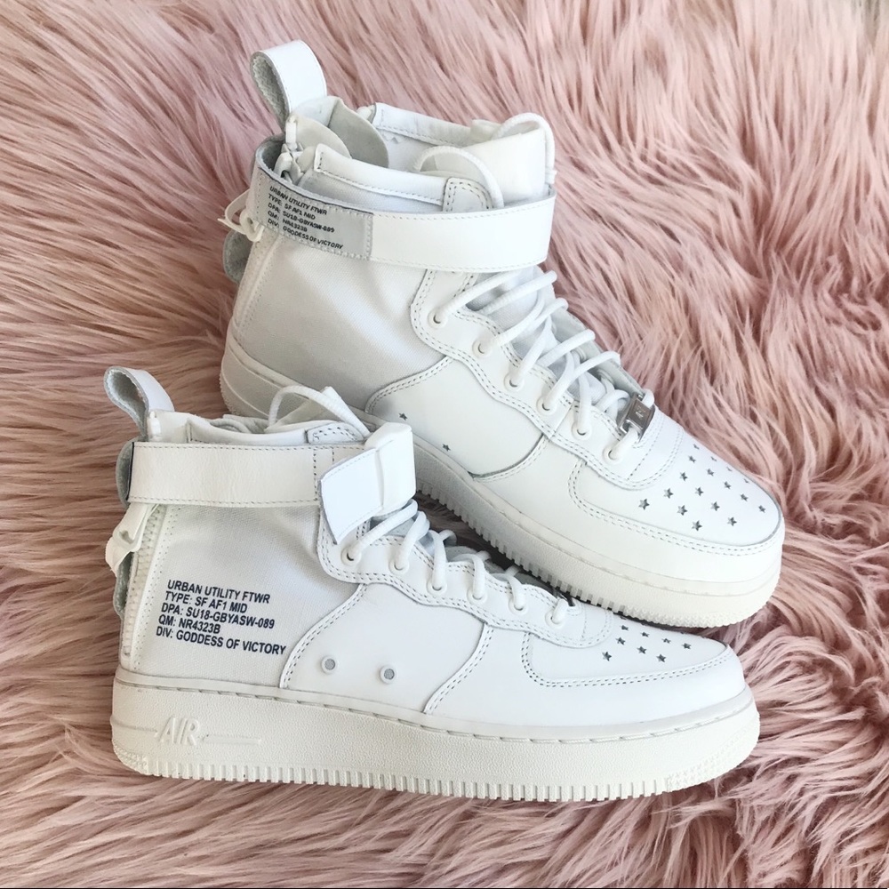 Nike air force 1 mid sneakers off white - Picture 2 of 8